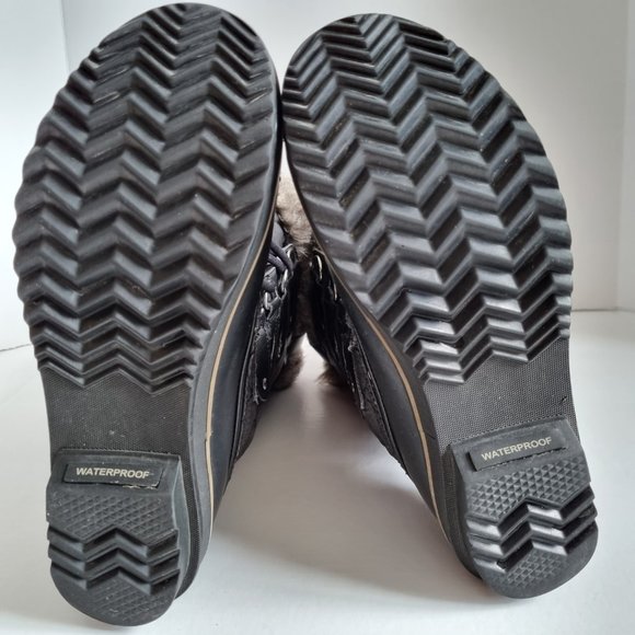 Sorel Tofino Black Winter Boots Size 8 - Picture 9 of 12